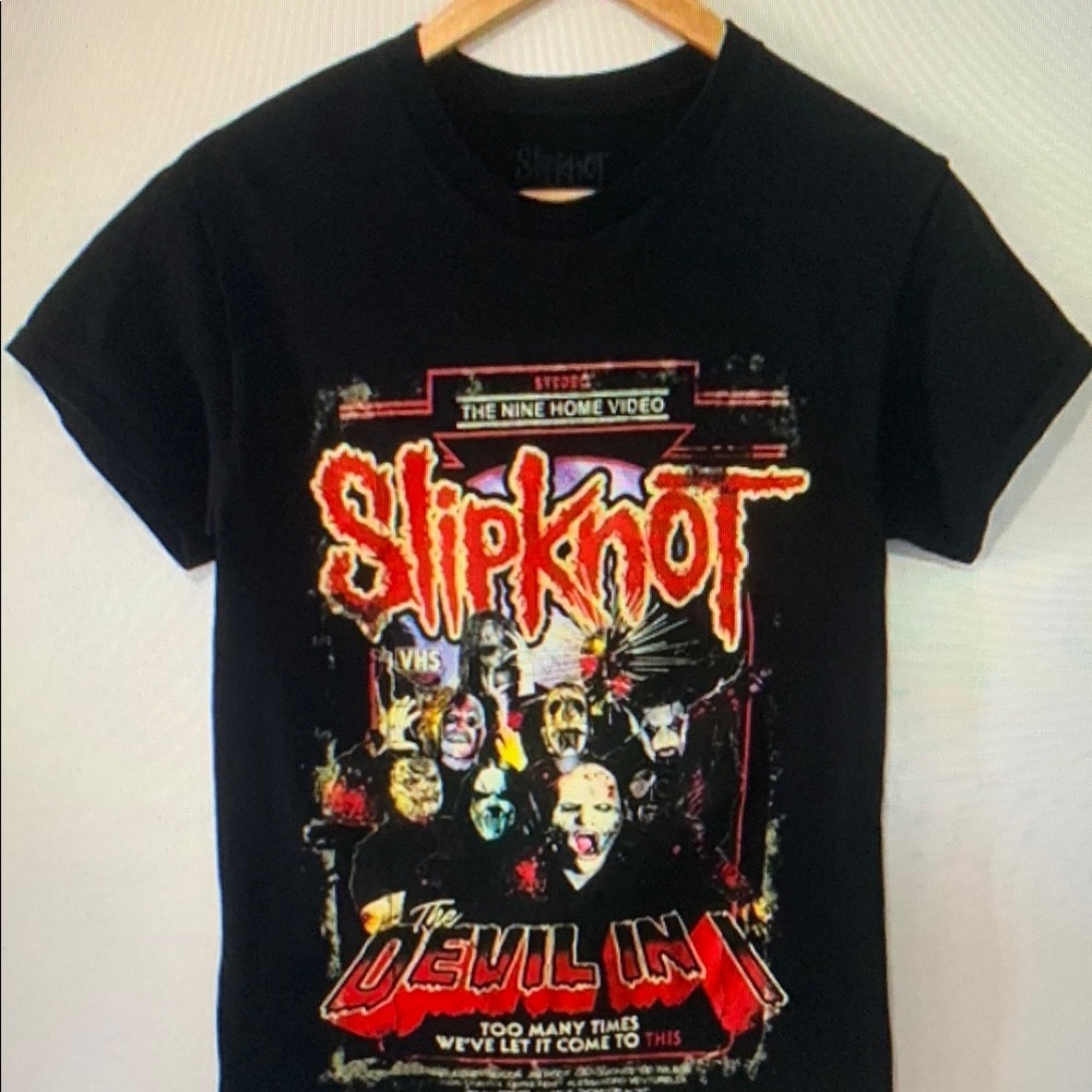 Black and Red Short Sleeve Tees with Graphic Designs